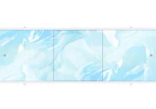 Экран для ванн  1,48 ПРЕМИУМ голубой