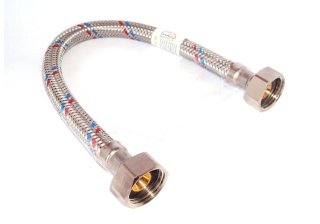 Подводка гибкая 1/2 г/г в силиконовой оплетке, L=0.4м