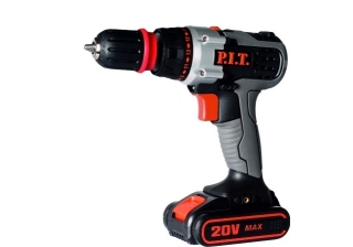 Дрель акк. P.I.T. PSR 20-С1 МАСТЕР (18В, 2х1.5АчLi-lon, 2 скор., 32Нm, съем. патрон, кейс)