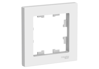 Рамка 1-м.  ATLAS DESIGN универс. бел. SchE ATN000101
