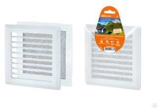 Решётка разъемная прямые жалюзи с москитной сеткой 175х240 Э1724Р