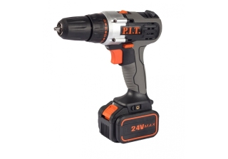 Дрель акк. P.I.T. PSR 24-С мастер (24В, 2х1.5АчLi-lon, 40Нm, быстр. зарядка, кейс)