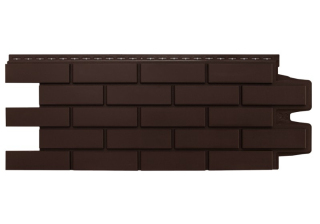 Панель Клиенкерный кирпич ФП Grand Line клинкерный кирпич стандарт коричневая, 995*390.    0,39 м2