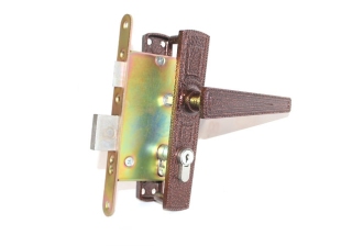 Замок врезной с ручк. 3В4-3.01 (медь) 