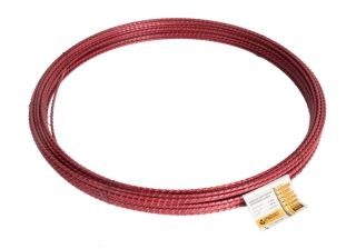 Арматура Стеклопластиковая рифленая А-6, цвет красный (Аналог А500/d-8),бухта-50м.п.