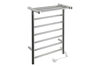 Полотенцесушитель BRIMIX КЛАССИК ПРЕМИУМ-ПРЯМОЙ с полкой 620х500х235мм с сухим тэном 70W t-50C 09017