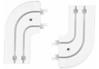 Поворот-закругление 2-х рядные (1лев+1прав)