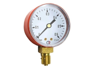 Манометр пропановый 0,6MPa (М12*1,5) красный
