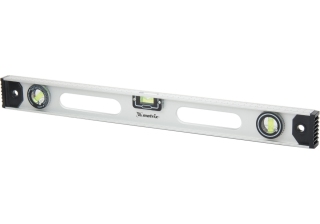 Уровень алюмин. 600мм  Рельс  3 глазка, /34023/  MATRIX