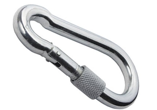 Карабин пожарный с фиксатором DIN 5299 D 12,0