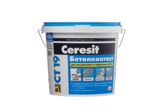 Грунтовка бетоноконтакт  ЦЕРЕЗИТ СТ19.   3кг.