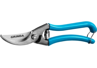 Секатор GRINDA PROLine P-10 цельнованый, плоскостной 210мм