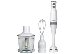 Набор блендерный «Ergolux» ELX-BS01-С31, бело-серый, 500Вт  /13440