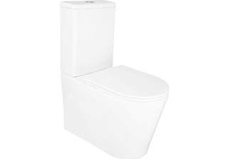 Унитаз Azario Conto торнадо с сиденьем микролифт дюропласт AZ-T005BR