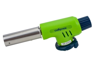 Горелка газовая на бутановый баллон, пьезоподжиг /91420/ Сибртех