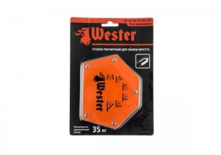 Уголок магнитный для сварки WESTER MCSТ75 829-007, углы 30, 45, 60, 75, 90, 135гр. 35кг.