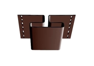 Профиль H соединительный GL 3,00м Мореный дуб(24)