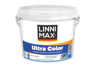 Краска ВД LINNIMAX Ultra Color/Ультра Колор для внутренних работ База 1 2.5л.