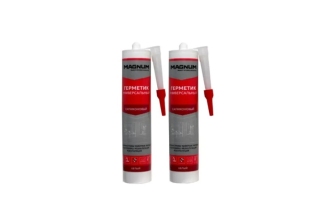 Герметик MAGNUM для кровли и водостоков силиконовый шоколадно-коричнеый RAL 8017 280мм