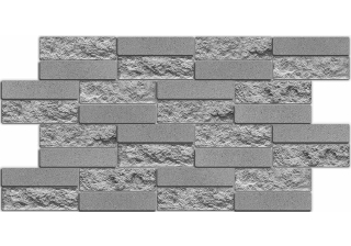 Панель ПВХ Кирпич облицовочный бетонный /0980м*0,490м/