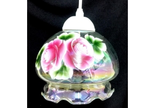 Светильник №102 Цветы прозрачные на шнуре