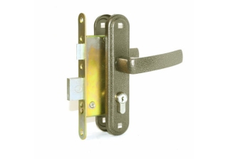 Замок врезной с ручк. 3В4-3.05 (бронза) 