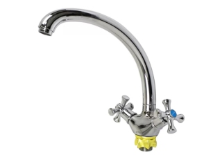 Cмеситель для кухни STEMIX STM 327-273F высокий излив, крепление гайка