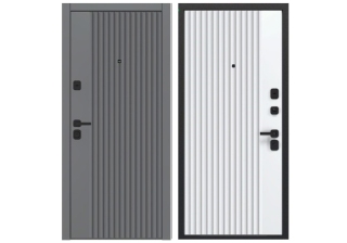 Дверь металлическая Luxor 2МДФ Вертикаль (860мм) левая/ФТ