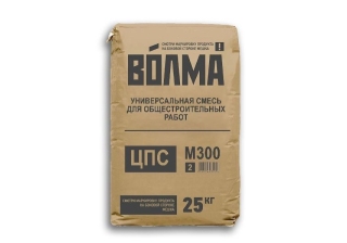 Смесь кладочная универсальная цементная Волма М300 для общестроительных работ 25кг. (под-56м)