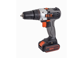 Дрель акк. P.I.T. PSR 16-С (14.4В, 1х1.5АчLi-lon, БЗП-10мм, 0-450/1450об/мин., 28Нm, кейс)