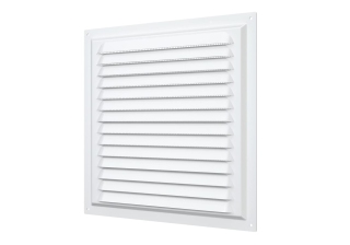 Решётка вентиляционная вытяжная стальная с покрютием полимер. эмалью 300х300 3030МЭ