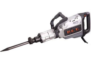 Отбойный молоток P.I.T. GSH 90-С1 (2500Вт,65Дж,1500уд.мин,в компл. пика, зубило, перчатки, масленка)