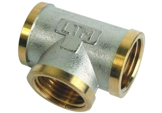 Тройник 3/4х1/2х3/4 РВ/РВ