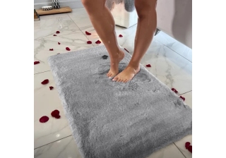 Коврик меховой SHAHINTEX (3 см) 60х100 голубая норка 23 S