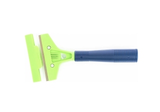 Скребок лезвие 100мм, пластиковая рукоятка 200мм  /79529/ Сибртех