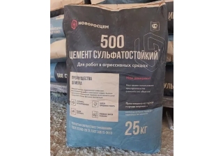 Цемент М500  Верхнебаканский 25 кг, ЦЕМ II/А-П 42,5Н (под./64/56меш.)