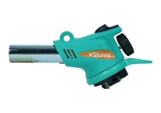 Горелка газовая, пьезоподжиг (кнопка), реально 360° свободного вращения, Sturm! 5015-KL-05