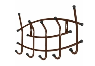 Вешалка настенная с полкой 5 крючков Ника Премиум 3