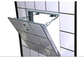 Люк под плитку съемный с цепочкой 30х40