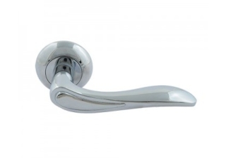 Ручка дверная AL 109К AL (хром) Нора-М 16132
