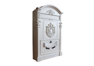 Ящик почтовый OLIMP (патина белый серебро) 07-011.017