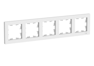 Рамка 5-м.  ATLAS DESIGN универс. бел. SchE ATN000105