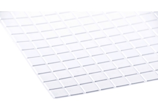 Панель ПВХ Мозаика Микс белый 957х480х0.3мм (0,4593м2)