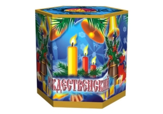 Батарея салютов крупные Рождественский СС017019