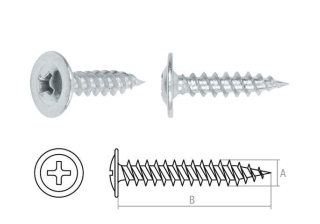Саморез с пресс-шайбой (острый) 4,2х38