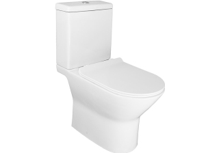 Унитаз Azario Mons безободковый, с сиденьем микролифт дюропласт AZ-76004