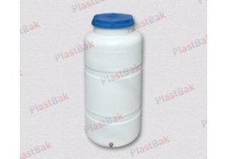 Емкость 200л. овально вертикальная белая 115*51