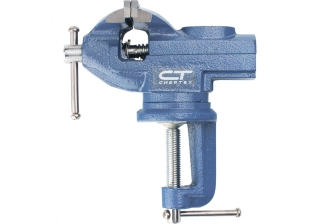 Тиски слесарные, настольные, поворотные, ширина рабочих губок 50мм, наковальня /18668/  Сибртех