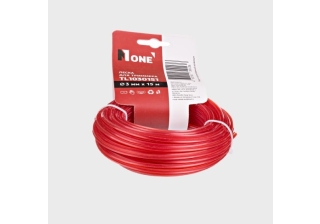 Леска №1 3.0мм*15м  звезда красн. цв картон TL1030151