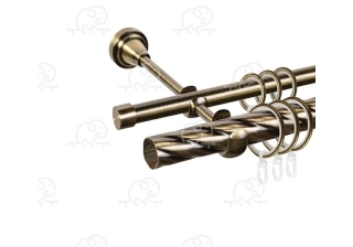 Карнизы мет. упак.Grace D25К/16Г Сатин 2,0м